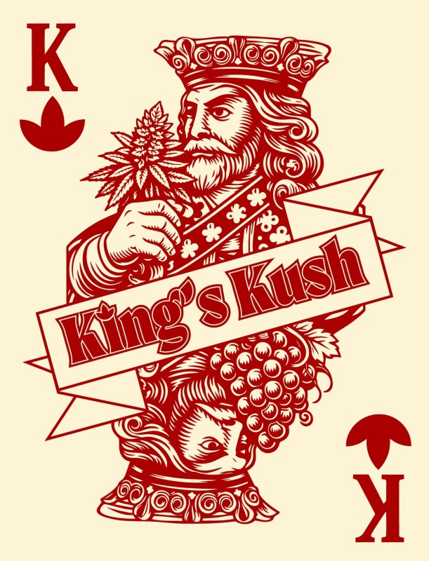King's Kush  (Feminizada)  pela Green House Seed Company Amsterdam