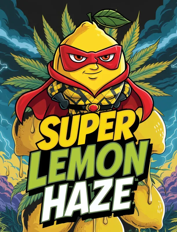 Super Lemon Haze  (Feminizada)  da Green House Seed Company Amsterdam