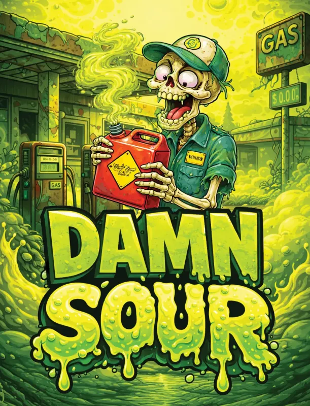 Damn Sour  (Feminizada) da Green House Seed Company Amsterdam